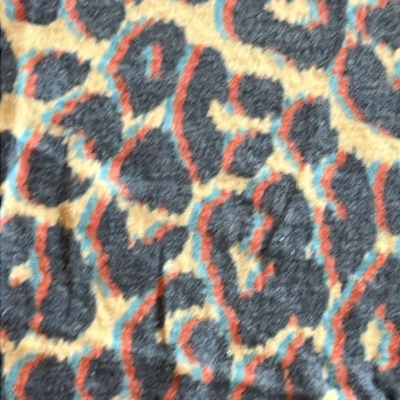 SOL ANGELES Anthropologie Blue and Purple Leopard Print Tee - small - Picture 10 of 15